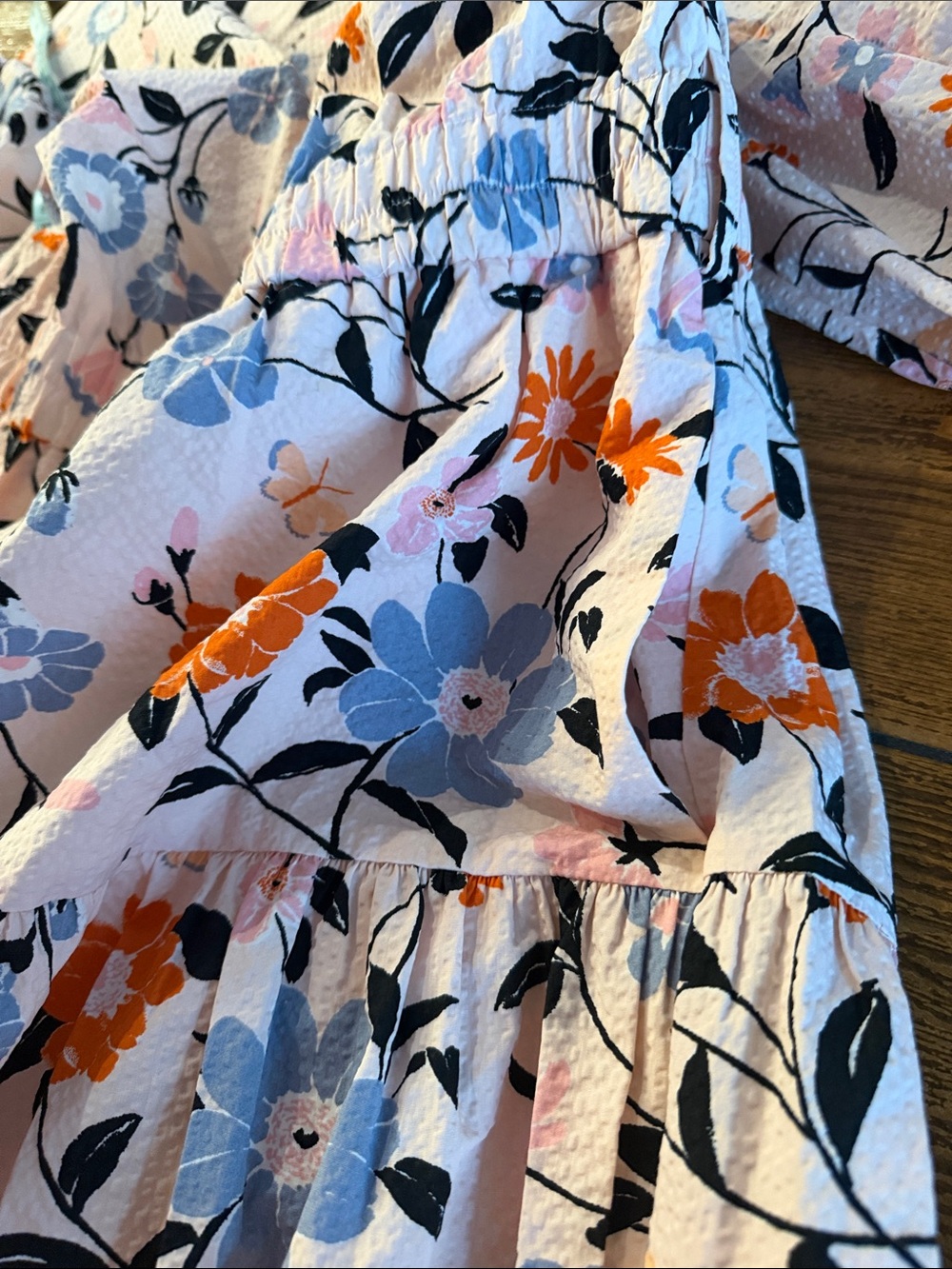 Kate Spade New York Garden Seersucker Dress Large - Picture 7 of 8